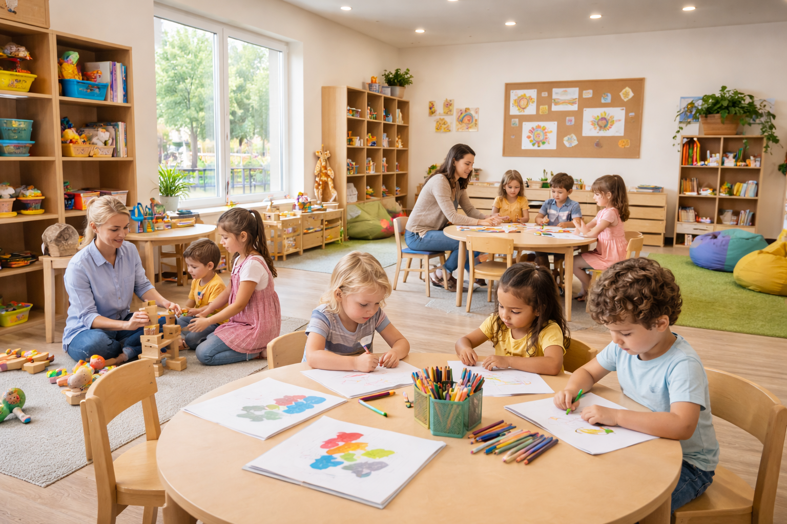 <p>Garderies et jardins d'enfants</p>